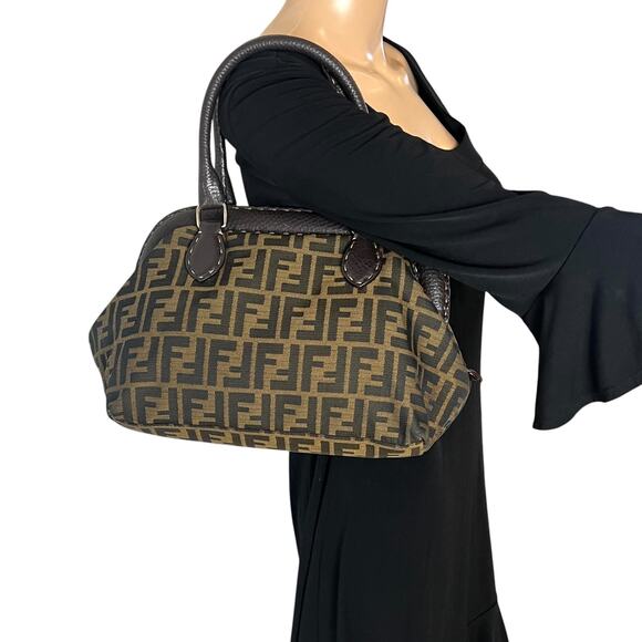 Fendi Zucca Canvas Doctor Bag - Picture 3 of 8